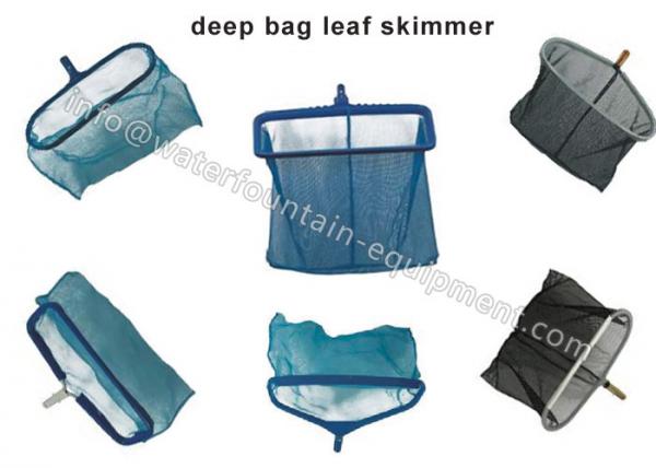 Quality Heavy Duty Deep Bag Leaf Rake Skimmer , Plastics Swimming Pool Cleaning Net for sale