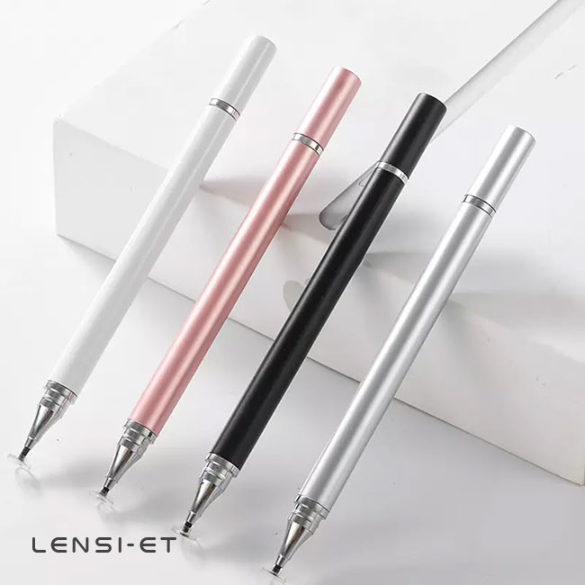 Aluminum Alloy Universal Stylus Pen Tablets Draw Note Plastic Electronic Pencil For Laptop