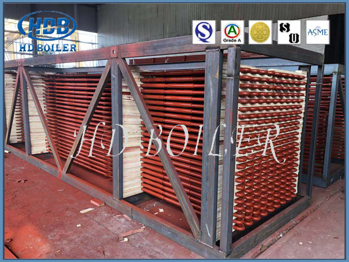 12m Curved Bare Steam Boiler Superheater And Reheater Natural Circulation