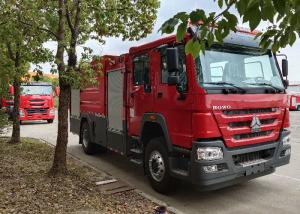 China 4×2 Drive Manul Control Fire Pump Foam Fire Truck with 10000kg Water 2000kg Foam wholesale