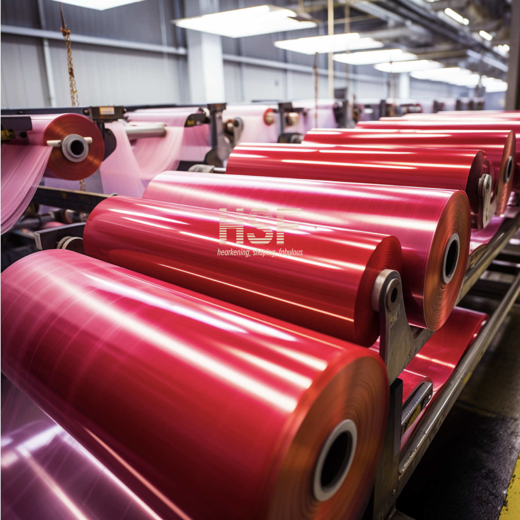 1300mm Translucent Red Mono Oriented Polypropylene MOPP Film For Tapes Labels