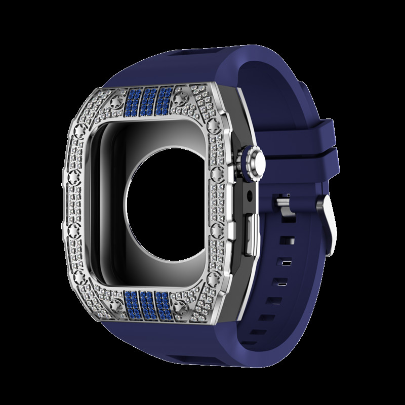 49mm Apple Watch Ultra Carbon Fiber Silver Titanium Case