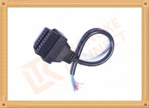 China Black 16 Pin Obd Extension Cable Male to Female Cable CK-MF16D00F wholesale