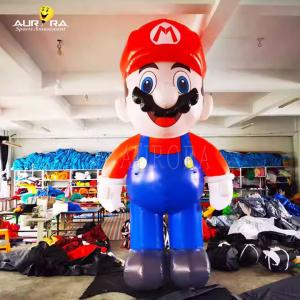 China Custom Promotional Advertising Inflatables Mario Cartoon Models For Children'S Day on sale