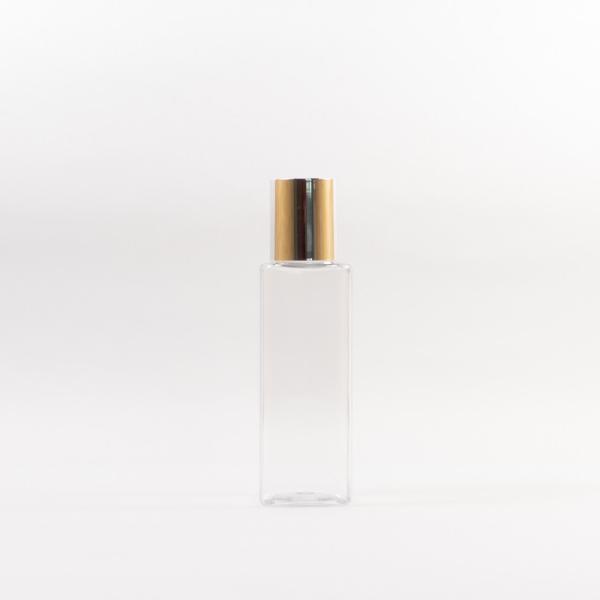 Square Plastic Bottle Toner Container 150ml 5oz Matted Finishing Customer Logo