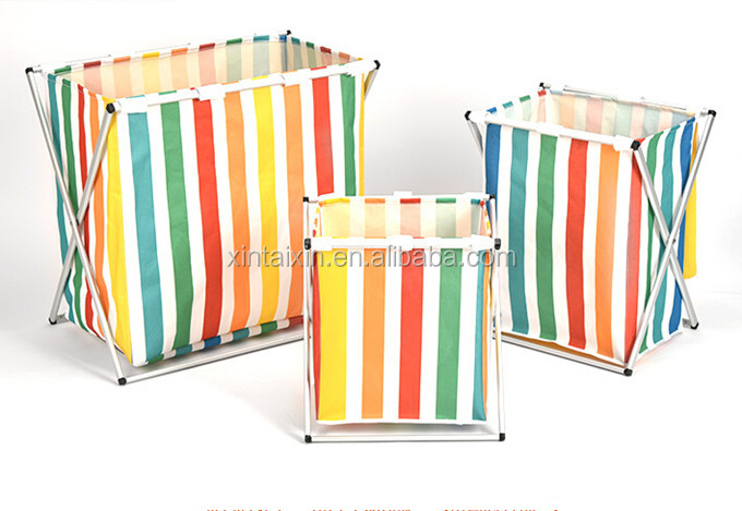 Dirty Cloth Organizer Foldable Laundry Basket 41*33cm Jute Receive Basket