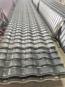 China Bamboo Resin Roof Tile Heat Resistance For Antique Architecture wholesale