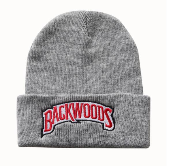 100% Acrylic Backwoods Warm Woolen Ladies Cap Embroidery Knitted Hip Hop Beanie
