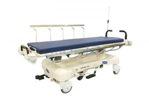 China Hydraulic Folding Patient Transfer Trolley 235kg Medical Rescue Stretcher Bed wholesale