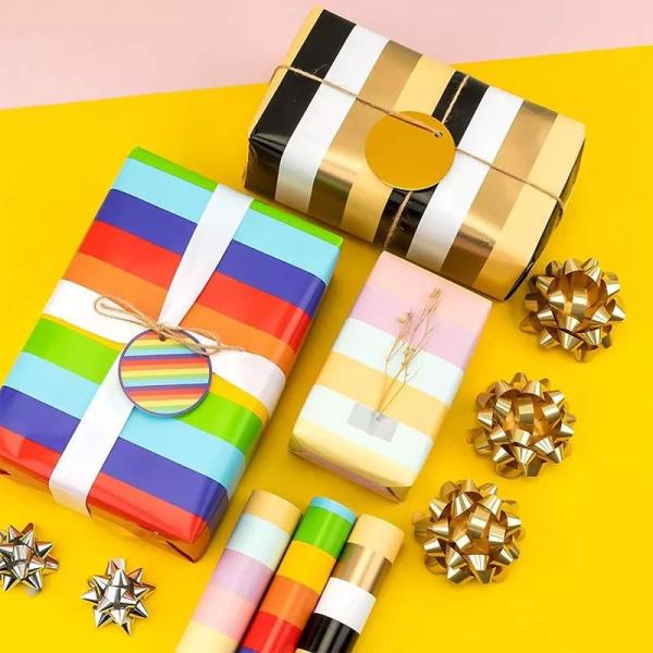 Eco-Friendly Printed Gift Wrapping Paper - Sustainable and Stylish Customized