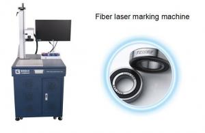 Maintenance Free Fiber Laser Marking Machine For Plastic Keypad Blue