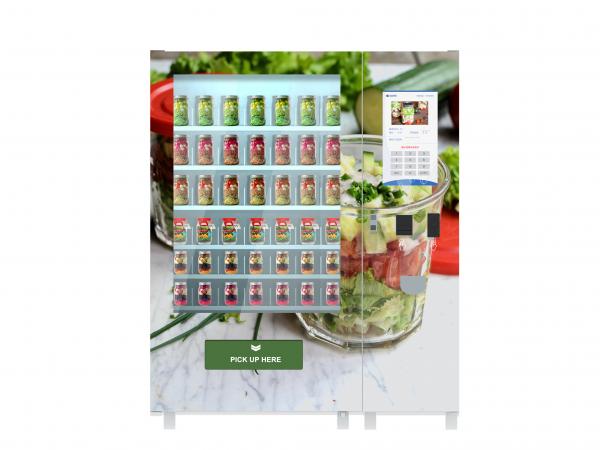 Quality Healthy Food Vending Locker , Salad Vending Machine With Remote Control System for sale