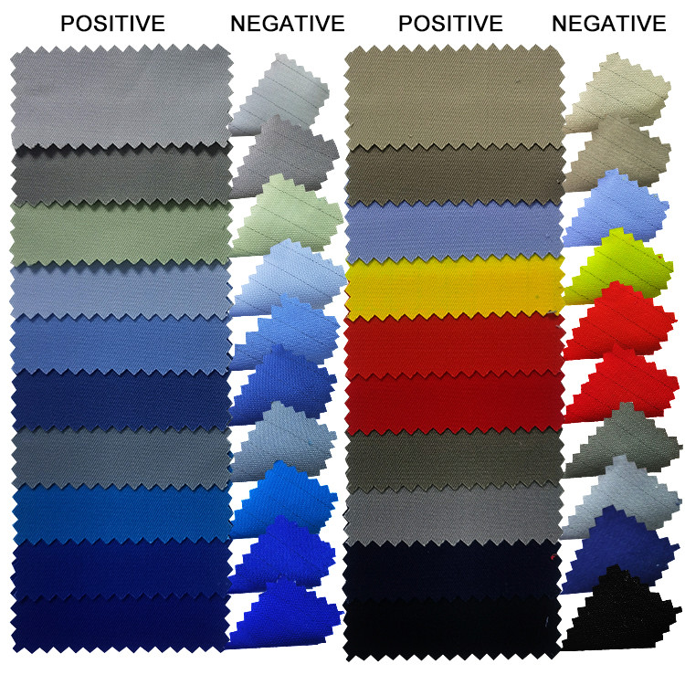 Grey 10mm Stripe Heavyweight ESD Polyester Cotton Fabric 65% Polyester 1% Carbon Fiber