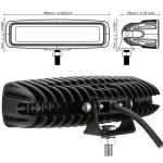 6 inch Super Slim Mini Led Bar Work Light For Motorcycle 4x4 Offroad Car DRL