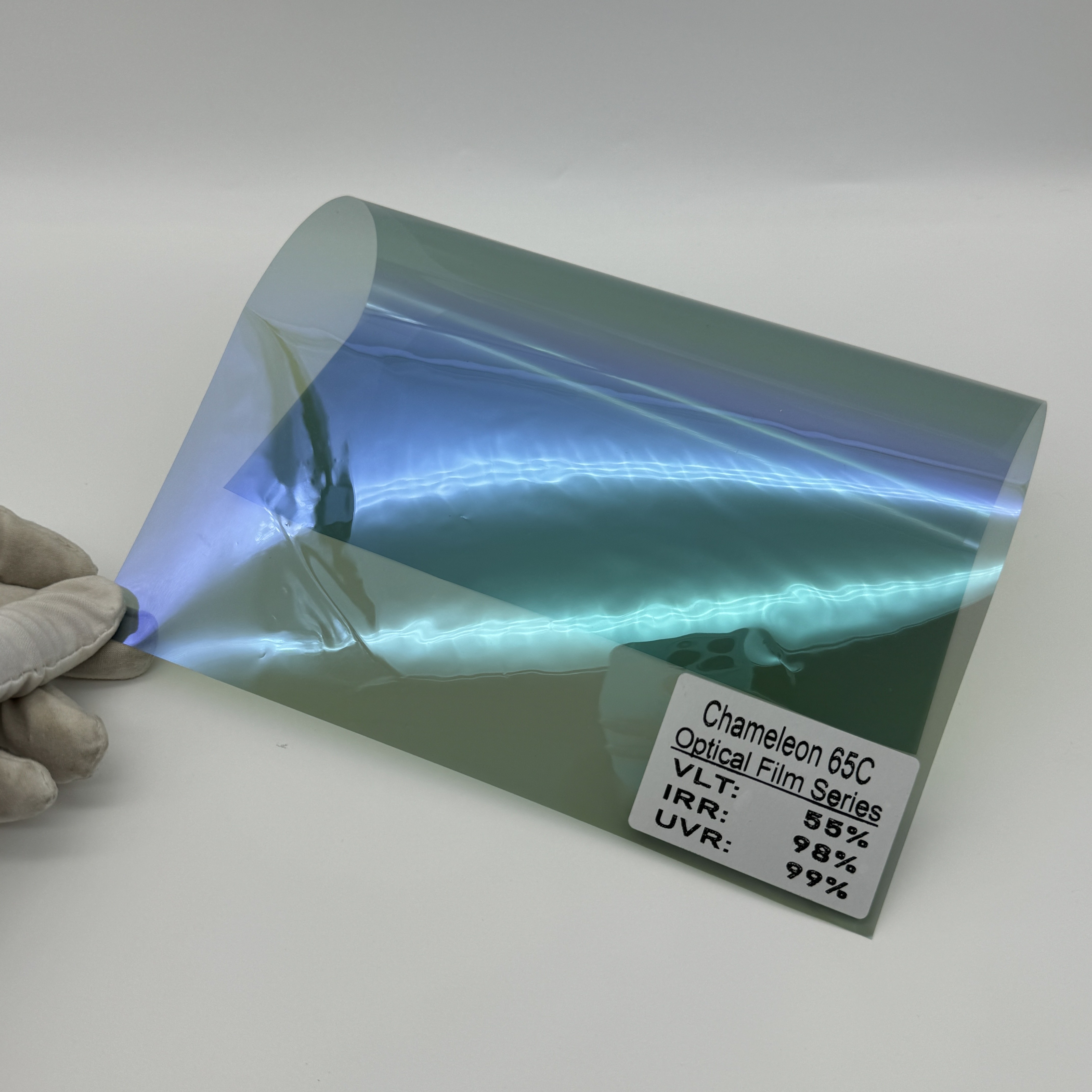 Anti Uv Chameleon Window Tint 65C Car Window Solar Film 55%VLT Color Shifting