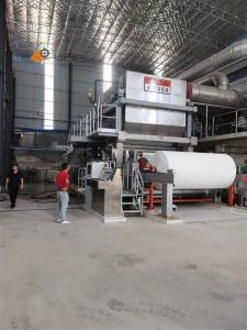 China Vacuum Adsorption Tissue Paper Making Machine Toilet Paper Manufacturing Equipment wholesale