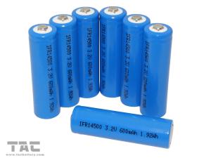 China Portable 3.2V LiFePO4 Battery 14500 500mAh Power Type For Grid Stabilization wholesale