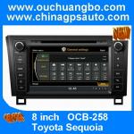Ouchuangbo 2 din 8 inch head unit radio DVD for Toyota Sequoia S100 platform OCB