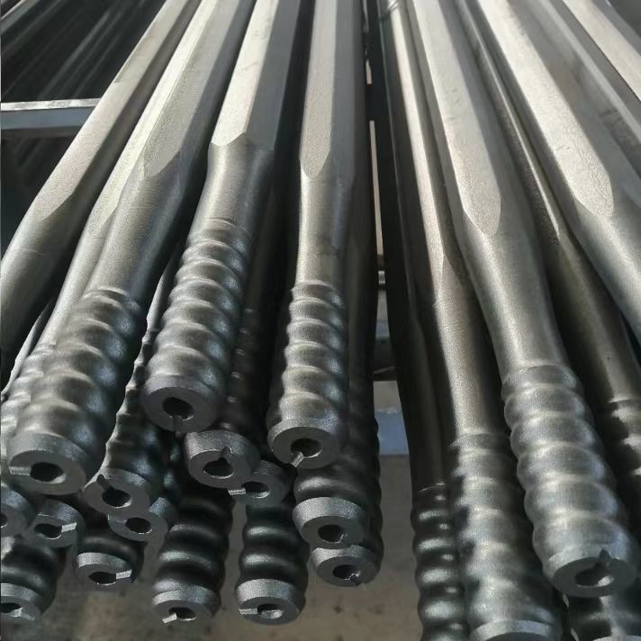 T38 Threaded Drill Rods For Mining Quarring Tunneling Drilling