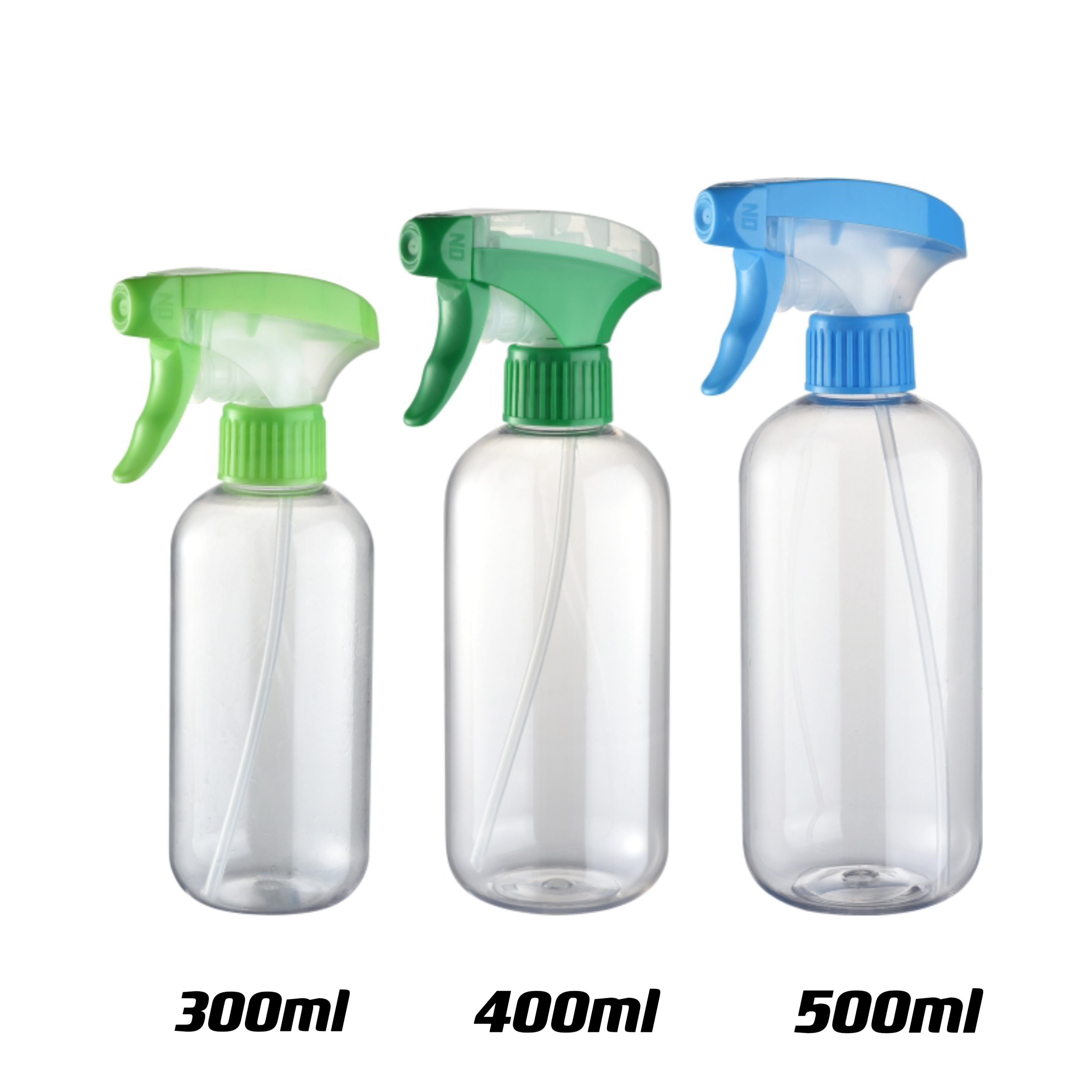 300ml 400ml 500ml PET Plastic Spray Gun Trigger Sprayer Bottles 160Z Refill Spray Bottle