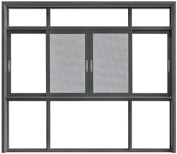Wood Gain Aluminium Sliding Window Profile Anodised aluminium glass frame