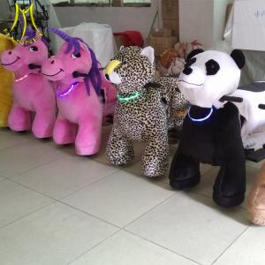 China Hansel  plush riding animal indoor amusement rides walking plush dog toy wholesale