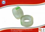Yellowish transparent Easy Tear 12mm BOPP Stationery Tape For Art School Student