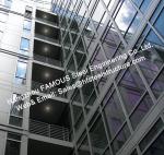 Double GlazedInsulation And Laminater Glass Facade Curtain Wall Unitized And