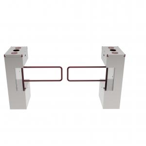 China Swing Flap Gate Barrier Acess Control System 24V Automatic Turnstiles on sale