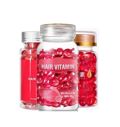 All Hair Type Vitamin Hair Capsules For Hair Growth Promotes Growth / Nourishes
