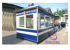 China Color Steel Modular Security Guard House Outdoor Police Prefab House wholesale