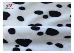 China 1.5mm Pile Velboa 100% Polyester Plush Toy Fabric Animal Print wholesale