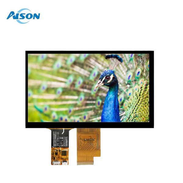 Quality 7 inch 1024x600 IPS TFT Display with USB I2C Interface TFT Capacitive Touchscreen Active area 154.21 x 85.92mm for sale
