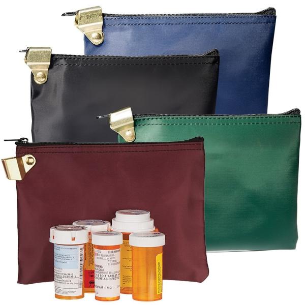 LAMINATED NYLON LOCKABLE MEDICINE BAG WATERPROOF LARGE CAPACITY MEDICINE BAG