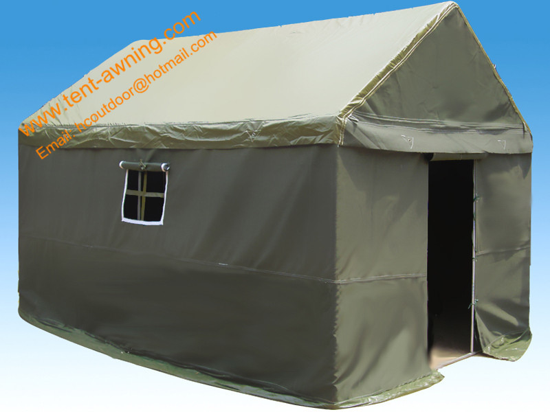4x6m Outdoor Steel Waterproof Canvas Camping Military Frame Tent