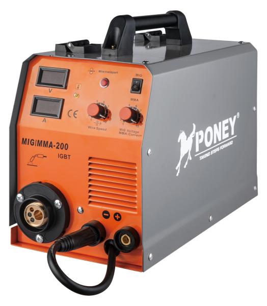 Quality Inverter IGBT 200Amp MIG Welding Machine Double Function for sale