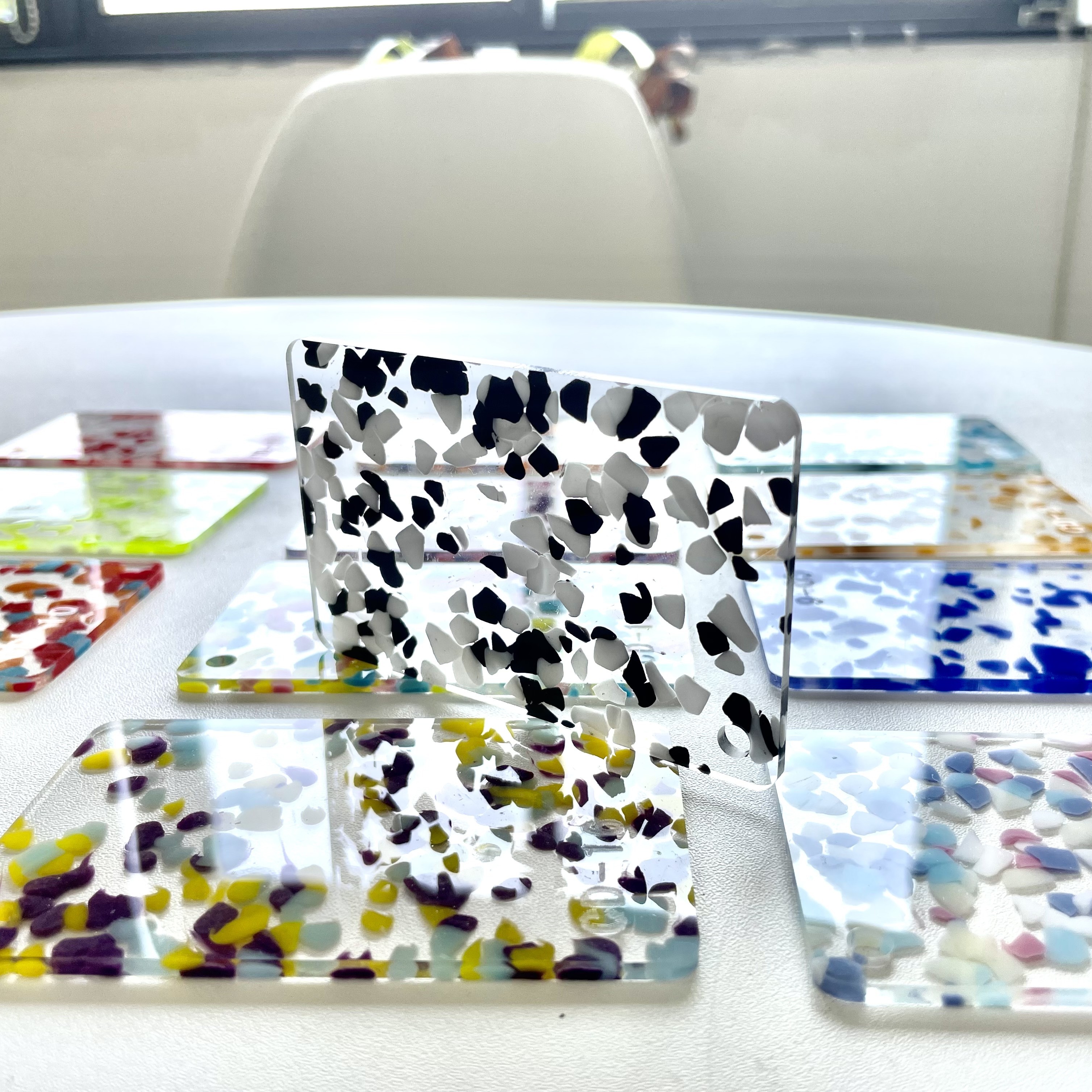 3mm Transparent Special Color Patterned Acrylic Plexiglass Panel For Decoration Craft
